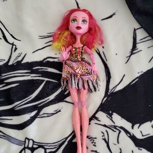 Mattel Doll with Pink and Yellow Hair